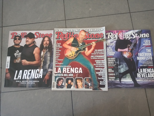 Revista Rolling Stone Lote La Renga