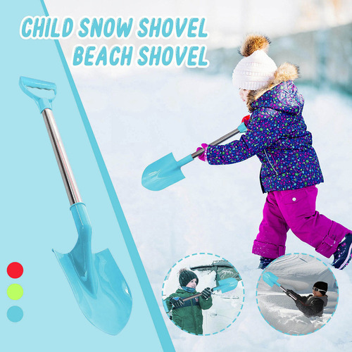 Pbf Pá De Neve Infantil Com Cabo De Aço Inoxidável