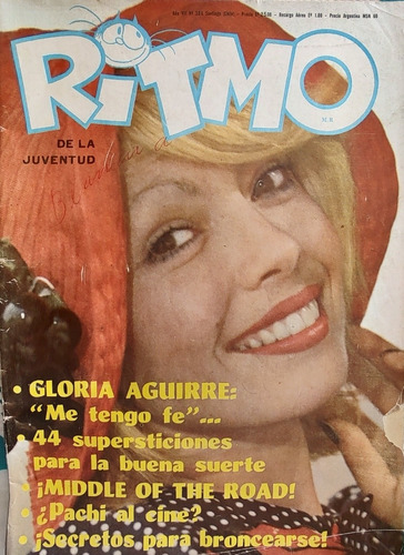 Revista Ritmo N°386 Año 7 Gloria Aguirre ( Aa522 -aa326