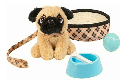 Adora Amazing Pets Preston The Brown Pug  18 Accesorios