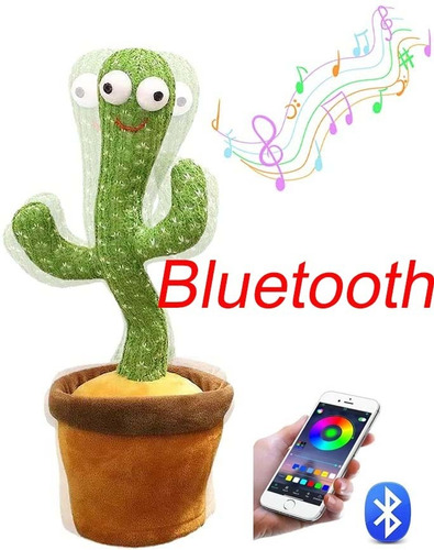 Juguete De Peluche Bluetooth Juguete Bailarín Cactus,