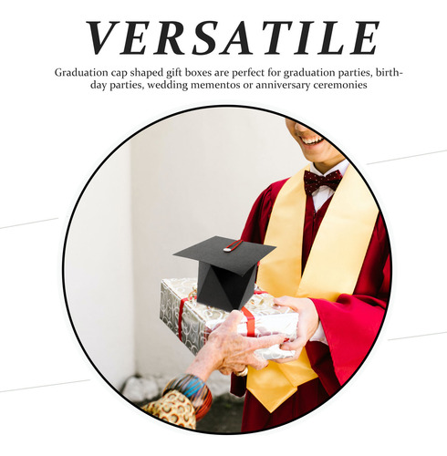 Caja De Regalo Con Gorro De Graduación, 50 Unidades