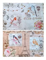 Comprar Decoupage Laminas Set Pajaros Vintage Laura Craft