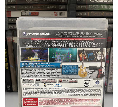 Jogo Ps3 Rocksmith Físico Original