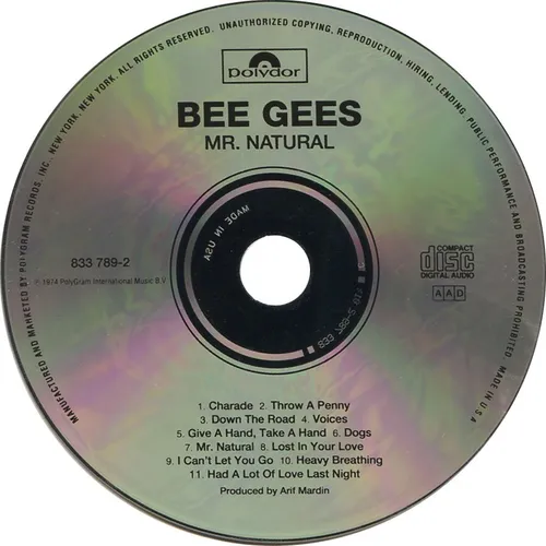 Cd Bee Gees - Mr. Natural