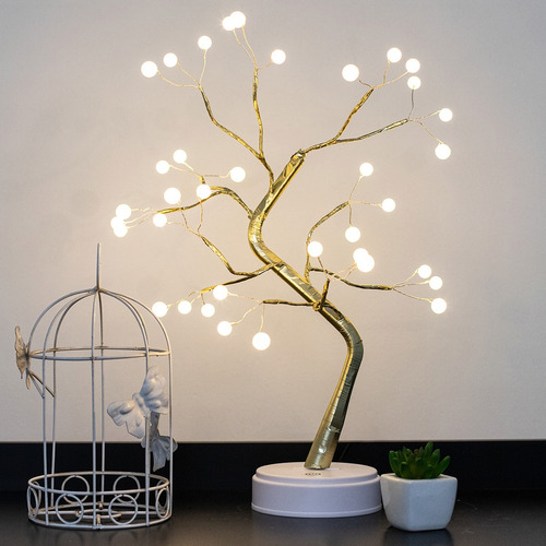 Imagem 2 de 7 de Linha Lumiere - Luminaria Arvore Marrocos 36leds Dc41