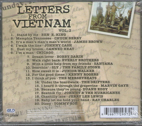 Letters From Vietnam Vol 2 Chuck Berry Bobby Darin Johnny