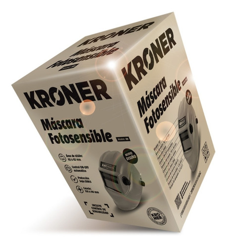 Máscara Fotosensible Casco Soldar Kroner Tecn. Alta Calidad Color Verde claro Liso