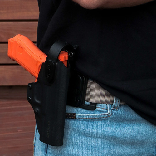 Coldre Kydex Glock G19 G17 G22 G23 G25 Trust Cinto Invictus