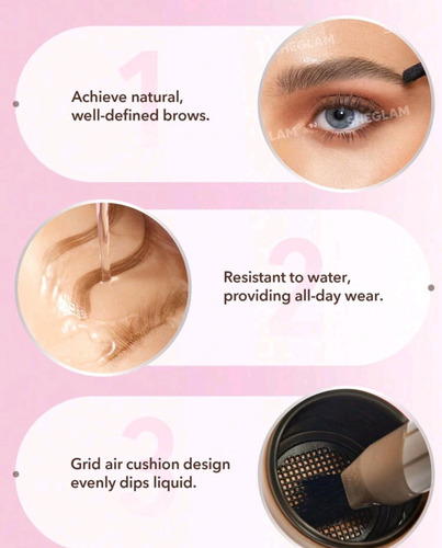 Sheglam Lápiz Liquido De Ceja Brocha Y Dip Vegano