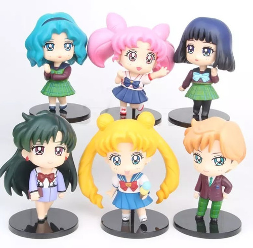 Sailor Moon Gashapones Figuras Set X 6 15cm Otx-3116 