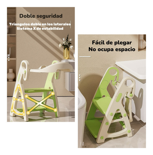 Asiento Adaptador Escalera Inodoro Niños Rosado Lubabycas