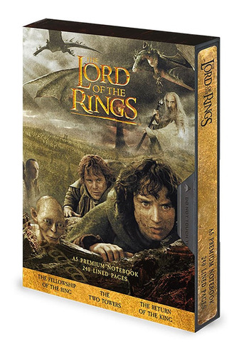 The Lord Of The Rings - Vhs - A5 Libreta Tapa Dura