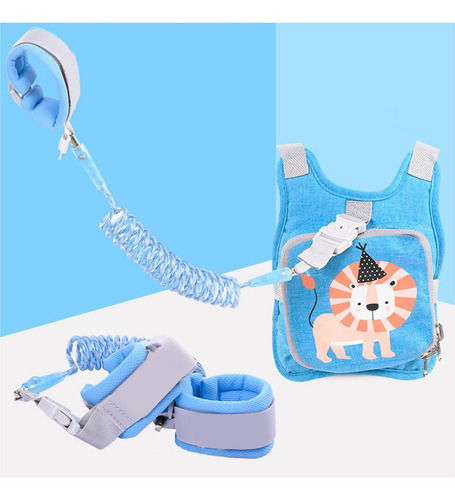 Mochila Para Bebês Com Cordão Anti-perda, 2,5 Metros Arnesmc