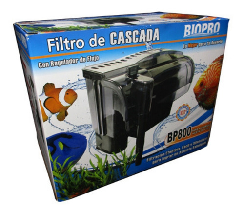 Filtro De Cascada Biopro Bp800 Para Acuarios 70 Gl
