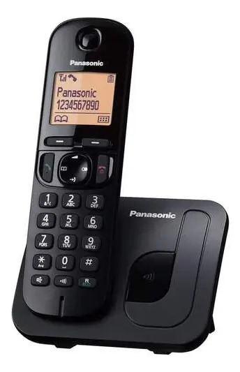Teléfono Inalambrico Panasonic Kx-tgc250 Altavoz Bloq Llamad Color Negro