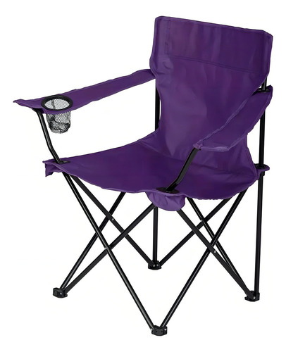 Sillas Academy Plegables Playa, Pesca, Exteriores. Color Morado Morado