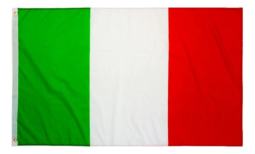 Bandera  De Italia 60 Cm X 90cm En 2 Und