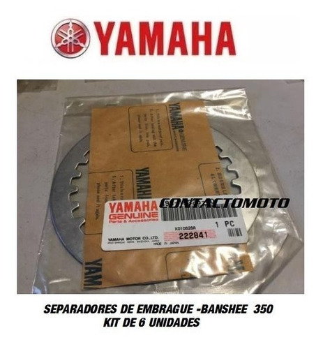 Kit Separador De  Embrague Banshee (6 ) Yamaha Contactomoto