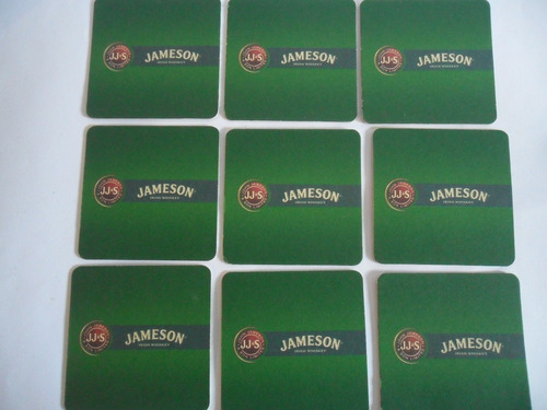 Posavasos De Whisky Jameson De Carton Imperdibles.////////