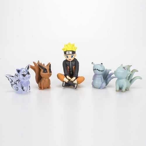 Kit 11 Boneco De Ação Naruto Bijuus Kurama Coleção