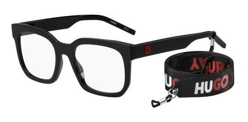 Lentes Hugo Hg1223 807 Negro Oftalmico Color Negro 807