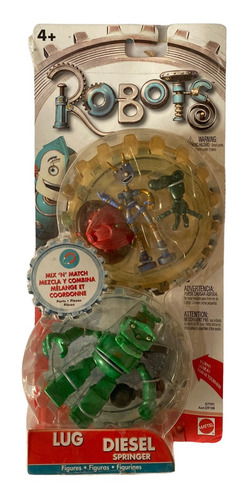Robots Mix N Match Lug Y Diesel Mattel 2004 (Usado)