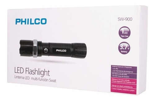 Linterna Tactica Led Multifunción Zoom Cono Reflectante