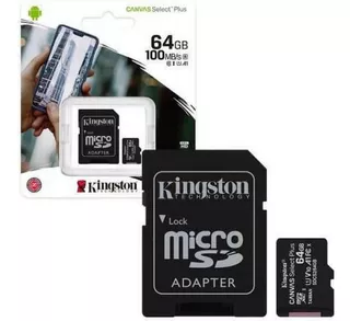 Memoria Micro Sd Kingston 64gb Original Garantia 1 Año