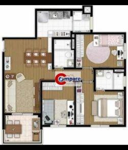 Imagem 23 de 24 de Apartamento Com 3 Dormitórios À Venda, 76 M² Por R$ 510.000,00 - Picanco - Guarulhos/sp - Ap9697