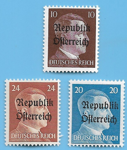S1366 Alemanha Ocupada 1945 Áustria Raros Selos Emissões Loc