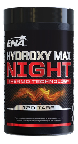 Quemador Hydroxy Max Ena X 120 Tabs Termogenico L Carnitina