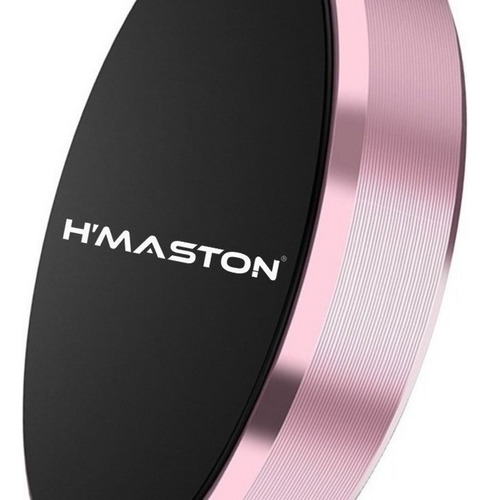 Suporte Magnético Celular Imã Veicular Hmaston Metal Carro Cor Rosa