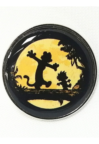 Pin Fantasía, Metal, Viñeta Infantil, Calvin And Hobbes 