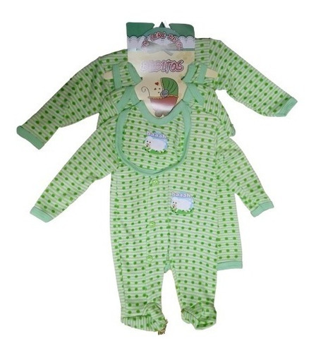 Set Para Bebe Recién Nacido 7 Piezas, 100% Algodon.