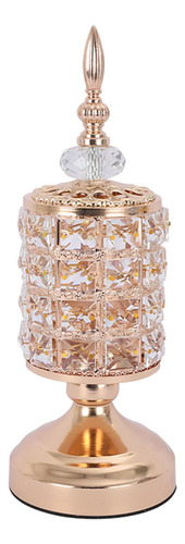 Portavelas De Pilar De Cristal Romántico Para 31 Cm De Alto