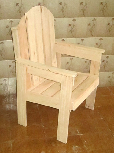Poltrona De Madeira Reciclada De Pallets