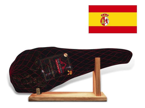 Jamon Serrano de porco curado Haciendas Reserva com couro pata sem glúten em vácuo 6.5 kg