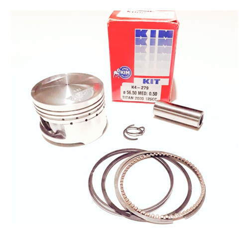 Kit Piston Honda Titan 2000 125cc 0,50       