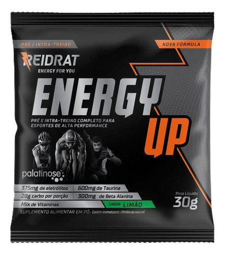 Energy Up - 15 Sachês 30g Limão - Reidrat