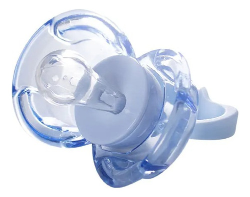 Chupeta Se Fecha Sozinha Quando Cai No Chão Easy To Clean Azul 0 A 24 Meses