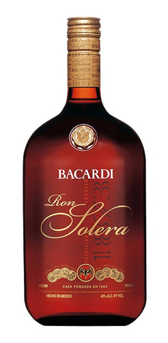 Pack De 4 Ron Bacardi Solera 750 Ml