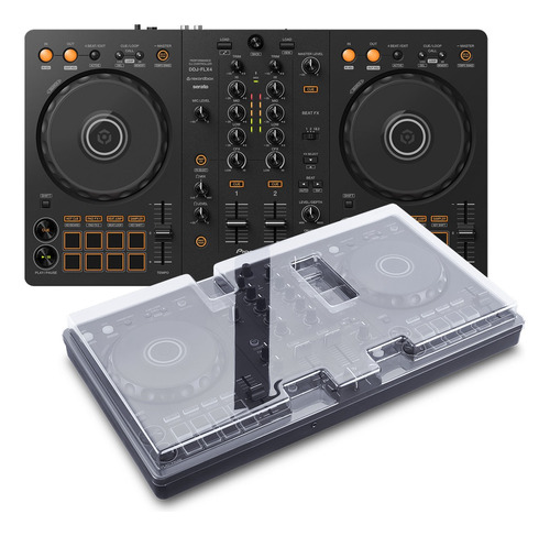 Combo Controlador Pioneer Dj Ddj Flx4 + Protector Decksaver