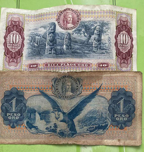 Billetes Antiguos Colombia