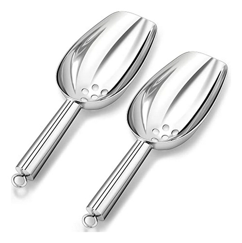 Cucharas De Hielo 6 Oz Con Agujeros De Drenaje (set 2)