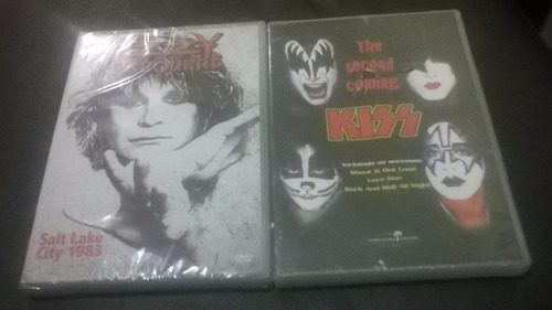 Dvd Kiss E Ozzy Lacrados Os 2 Por 25,00 Apenas