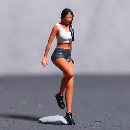 Figura De En Miniatura Pintada A Escala 1/64, Altura 2,6 Cm