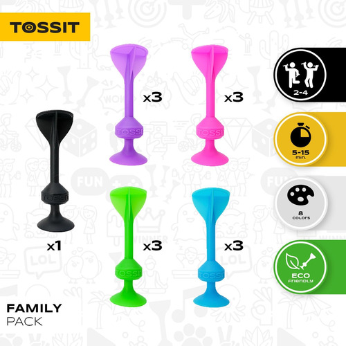 Juego Tossit Dardos Con Ventosa, Juego De Lanzar Familia ...