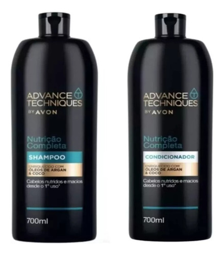 Combo Shampoo E Condicionador Advance Techniques Avon 700ml