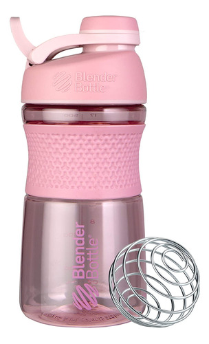 Botella Batidora Sportmixer, 20 Oz, Color Rosa